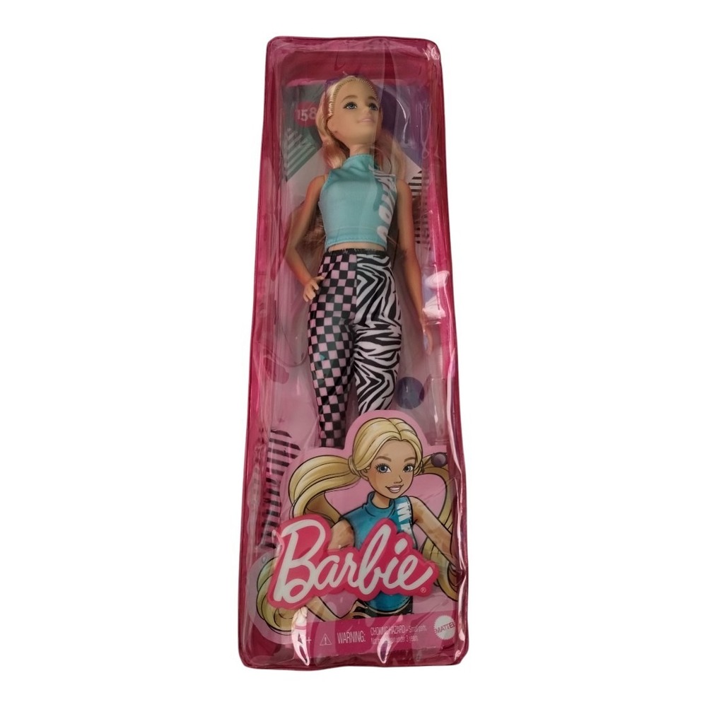Barbie #158 Fashionista Doll, Malibu Shirt checkered Mattel